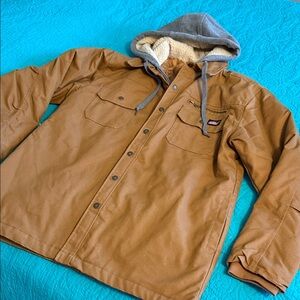 Dickies Tan Hooded Denim Jacket